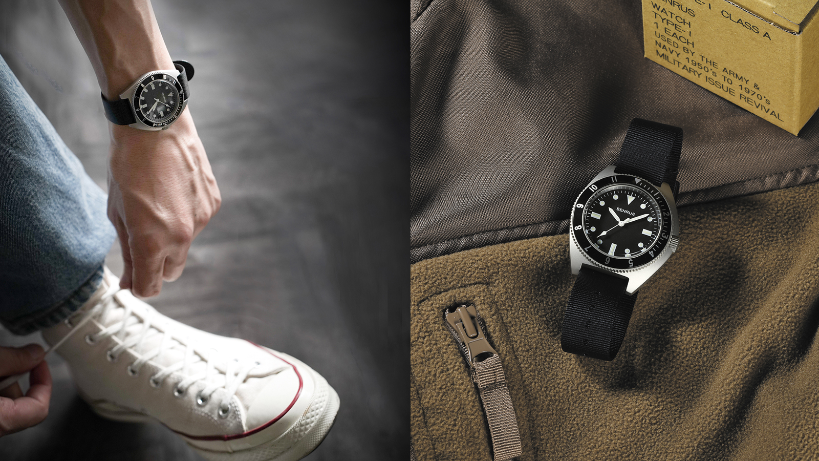 BENRUS（ベンラス） TYPE-1 SILVER